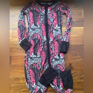 👻🎨 Onyx and Lore – 18–24 Months, “Scream Stain Glass” 💜